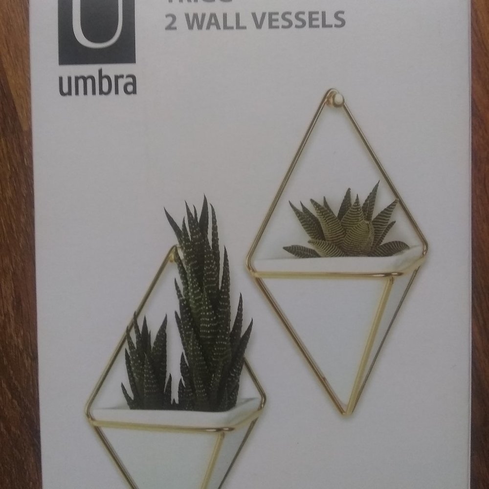 New in box - Geometric wall vessels